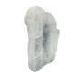 Selenite raw crystal standing slab, tall translucent white gypsum with full-height fiber, AAA grade New Mexico, 5.43 lb, view 7