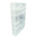 AAA grade selenite clearing block from New Mexico, top view, translucent white gypsum fiber, specimen 66.