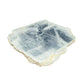 AAA grade selenite clearing slab from New Mexico, detail of the fibrous surface, translucent white gypsum fiber, specimen 54.