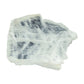 AAA grade selenite clearing slab from New Mexico, edge profile showing thickness, translucent white gypsum fiber, specimen 55.