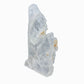 AAA grade selenite standing slab from New Mexico, right profile, translucent white gypsum fiber, specimen 51.