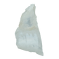 AAA grade selenite standing slab from New Mexico, left profile, translucent white gypsum fiber, specimen 71.