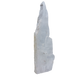 AAA grade selenite standing slab from New Mexico, detail of the fibrous surface, translucent white gypsum fiber, specimen 73.