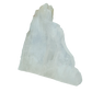 AAA grade selenite standing slab from New Mexico, right profile, translucent white gypsum fiber, specimen 75.