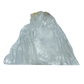 AAA grade selenite standing slab from New Mexico, top edge detail, translucent white gypsum fiber, specimen 75.