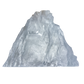 AAA grade selenite standing slab from New Mexico, alternate angle, translucent white gypsum fiber, specimen 75.