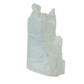 AAA grade selenite standing slab from New Mexico, left profile, translucent white gypsum fiber, specimen 76.