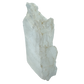AAA grade selenite standing slab from New Mexico, right profile, translucent white gypsum fiber, specimen 76.