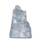 AAA grade selenite standing slab from New Mexico, detail of the fibrous surface, translucent white gypsum fiber, specimen 76.