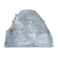 AAA grade selenite standing slab from New Mexico, left profile, translucent white gypsum fiber, specimen 77.