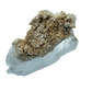 AAA grade selenite standing slab from New Mexico, detail of the fibrous surface, translucent white gypsum fiber, specimen 78.