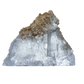 AAA grade selenite standing slab from New Mexico, alternate angle, translucent white gypsum fiber, specimen 78.