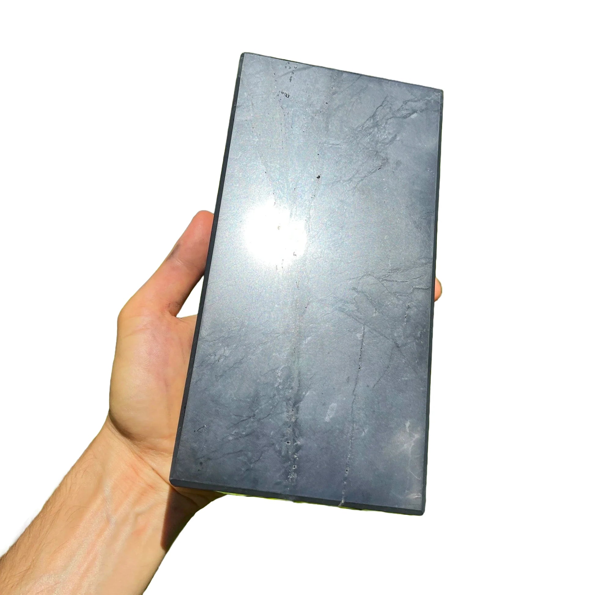 Full profile of Grade Type III - Regular Grade Shungite polished crystals & decor ready to ship from Beyond Bohemian