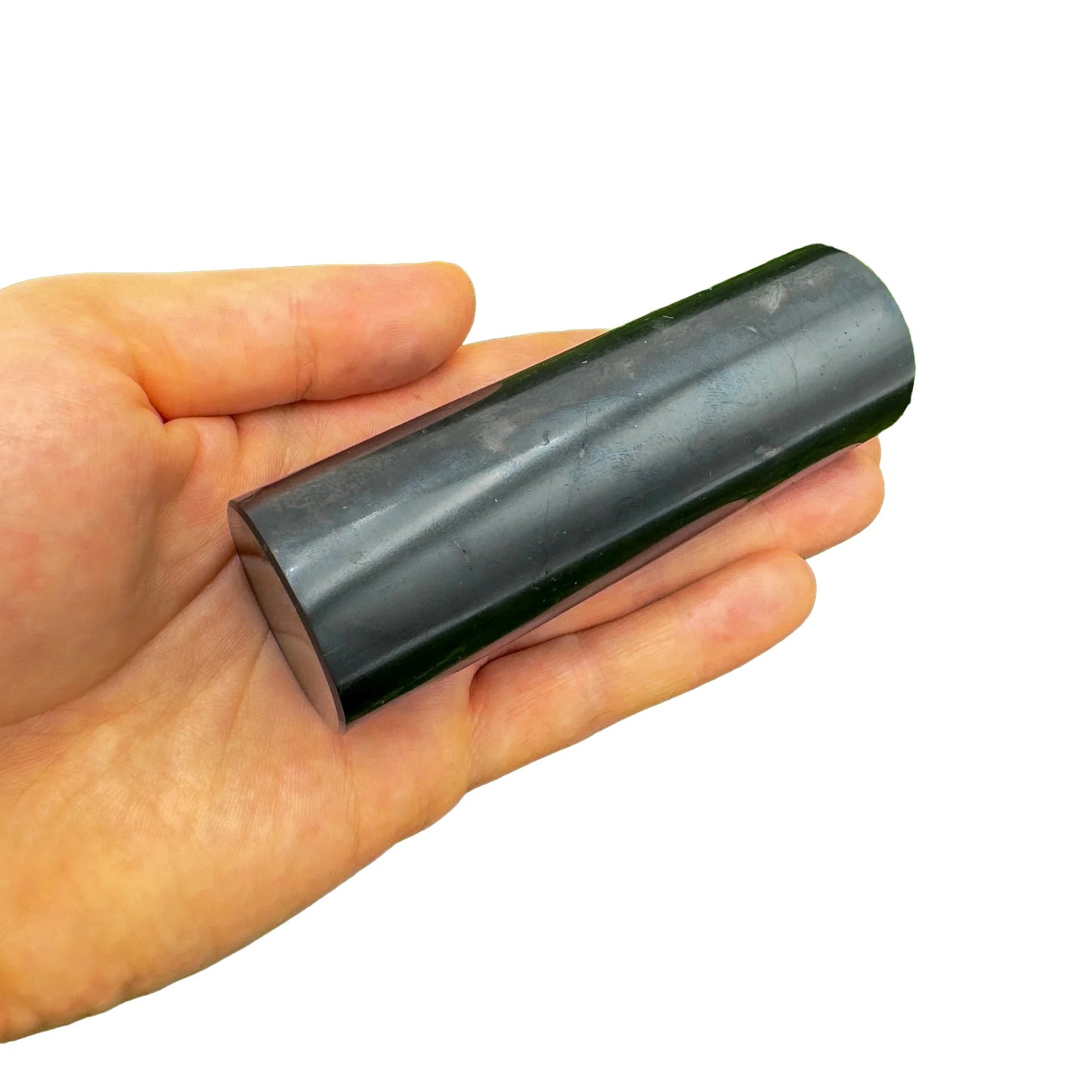 Full profile of Grade Type III - Regular Grade Shungite polished crystals & decor ready to ship from Beyond Bohemian