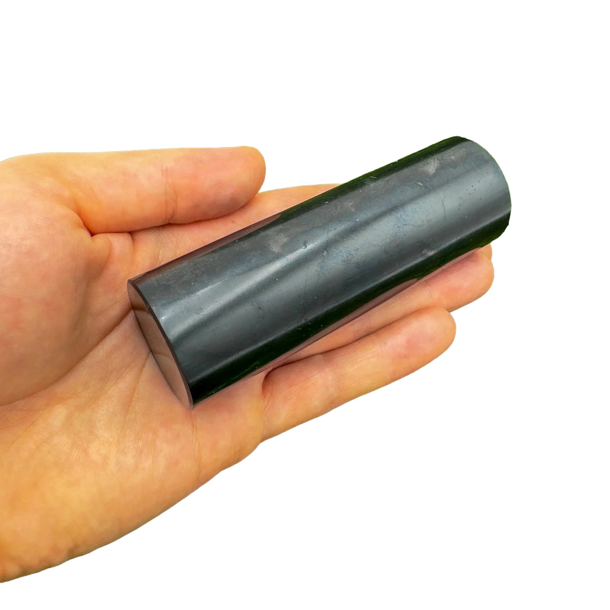 Full profile of Grade Type III - Regular Grade Shungite polished crystals & decor ready to ship from Beyond Bohemian