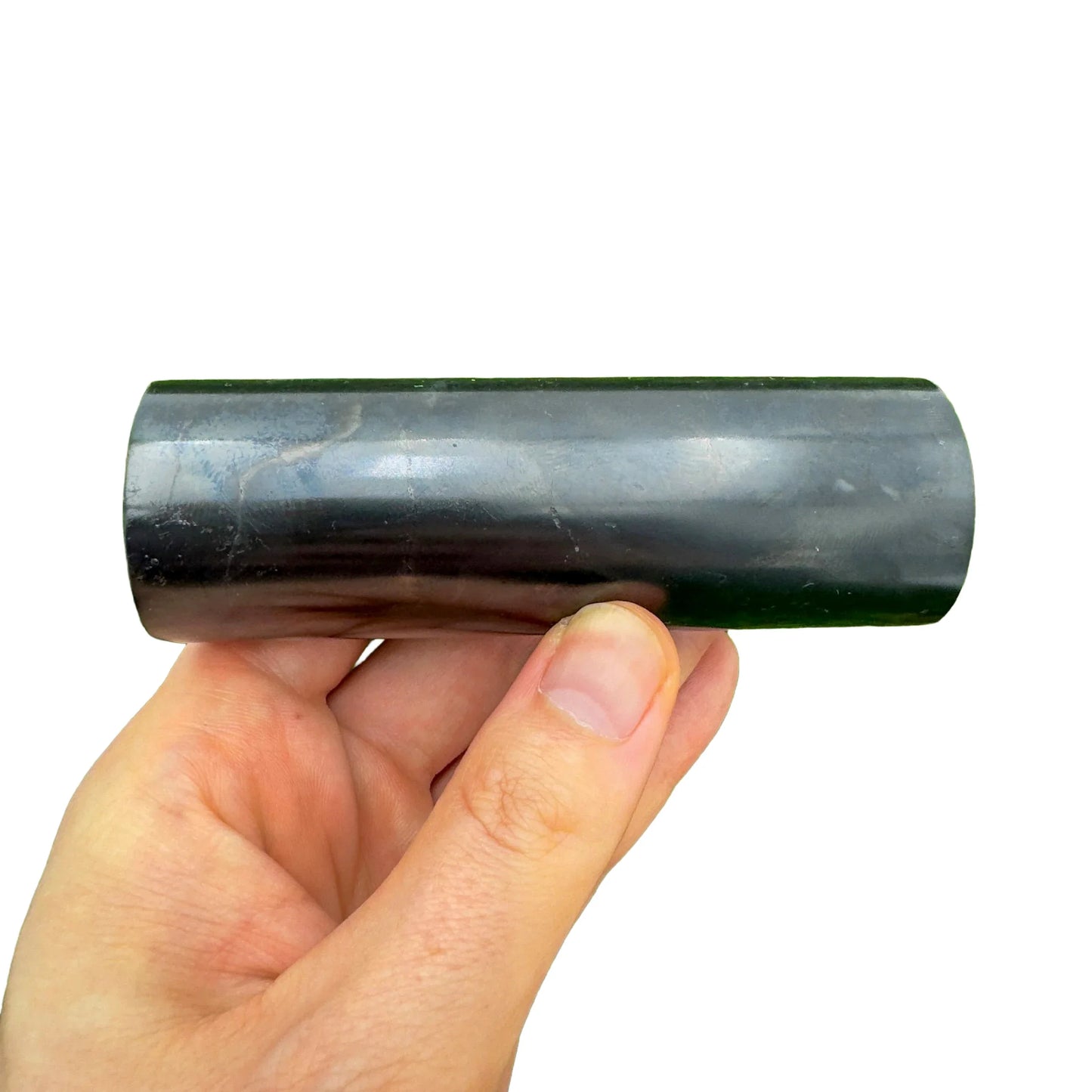 Full profile of Grade Type III - Regular Grade Shungite polished crystals & decor ready to ship from Beyond Bohemian