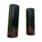 Polished Shungite Cylinders Crystals for Cleansing, Grounding & Protection — black polished Russia-sourced