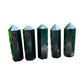 Shungite Crystals traditionally associated with Cleansing, Grounding & Protection — black polished from Russia