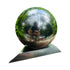 Polished Shungite Spheres for Cleansing, Grounding, Protection & Root Chakra Support — black polished Russia-sourced