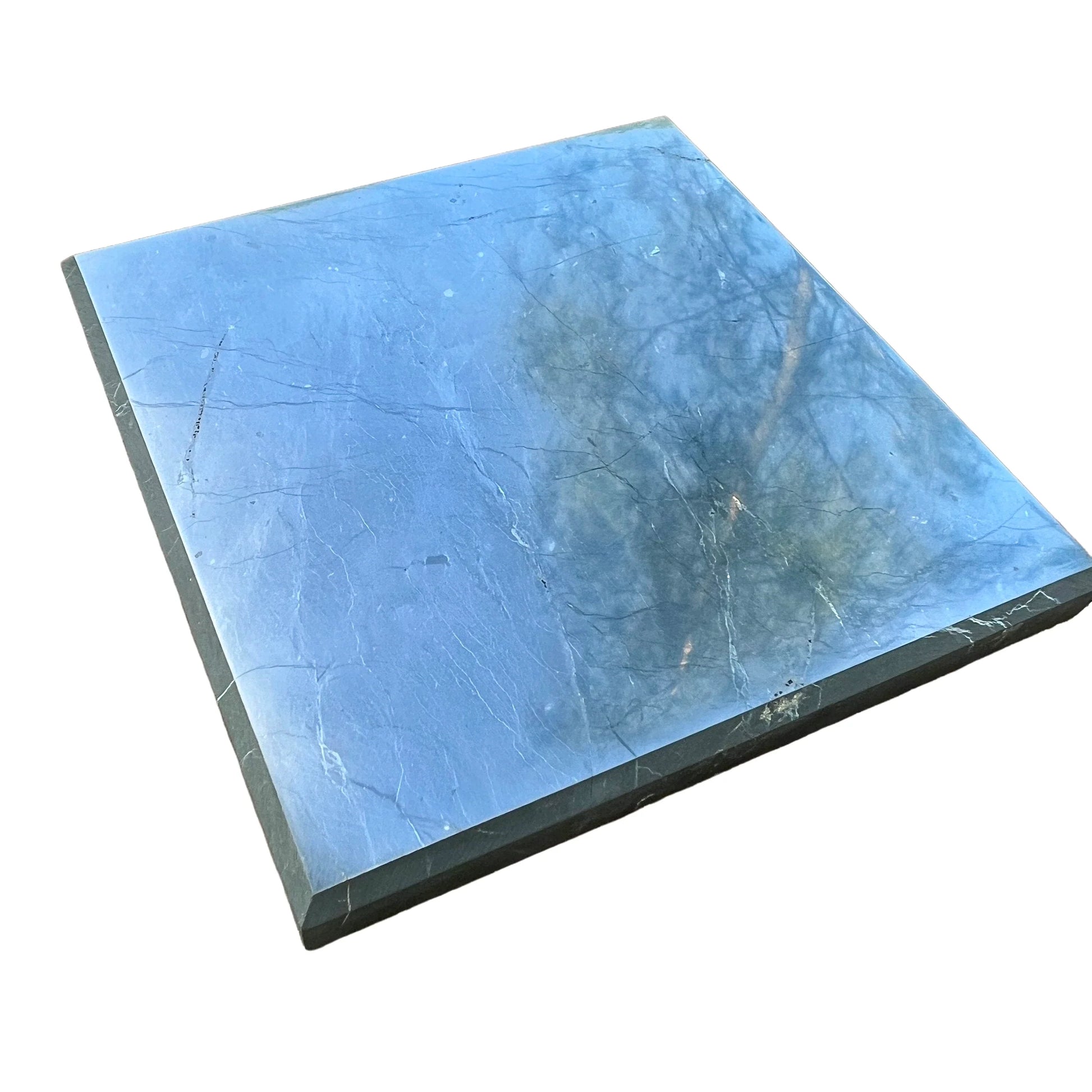 Detail of Shungite polished slab, Russia-sourced.