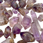 Raw smoky amethyst points, 0.50 to 1.50 inches, Zimbabwe