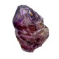 Detail view of A Grade Smoky Amethyst raw crystal point from Zimbabwe