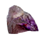 Close detail of A Grade Smoky Amethyst raw crystal points from Masvingo, Zimbabwe