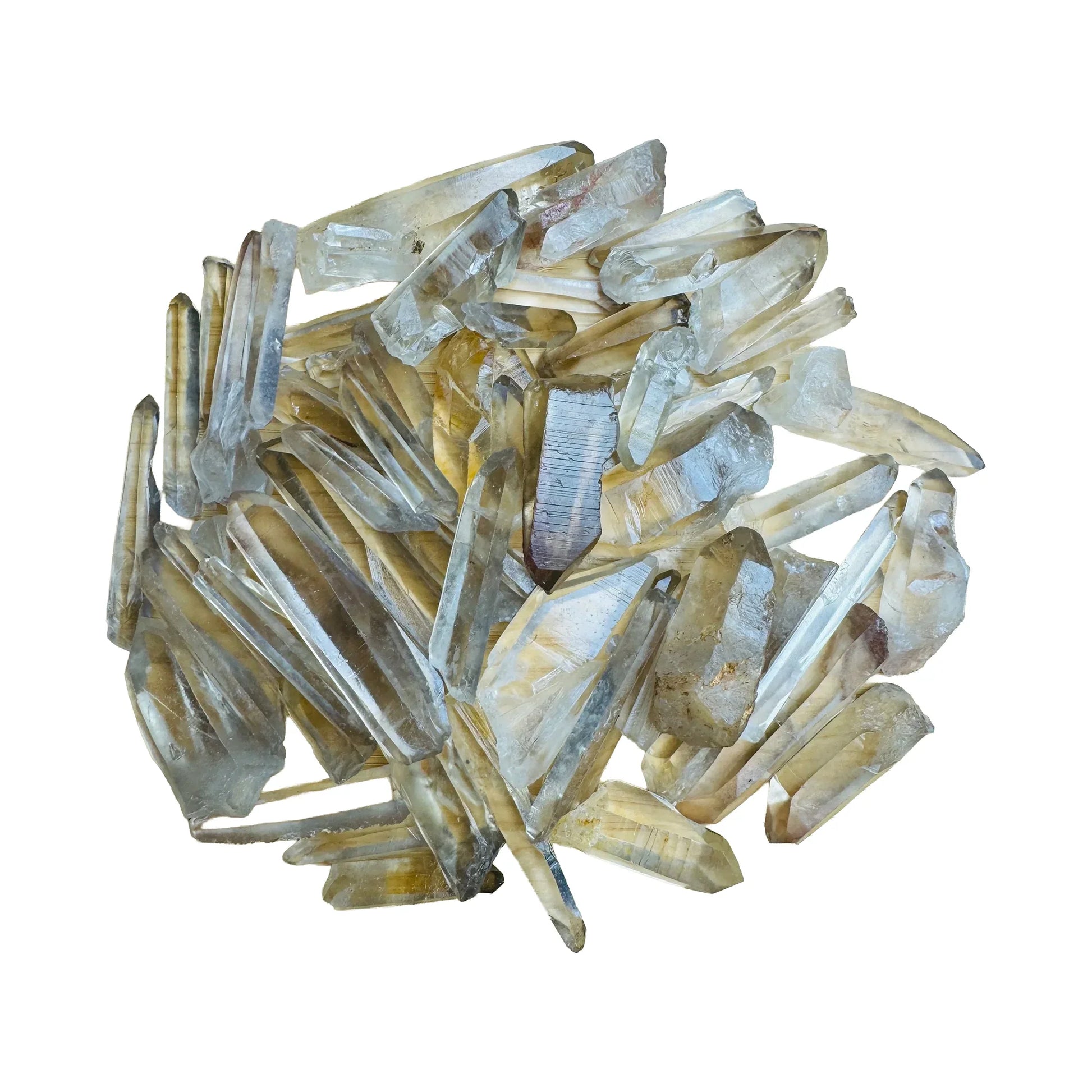 Smoky Citrine Crystal Points for Abundance, Confidence & Manifestation — natural, natural (not heat-treated), AA grade from Zimbabwe