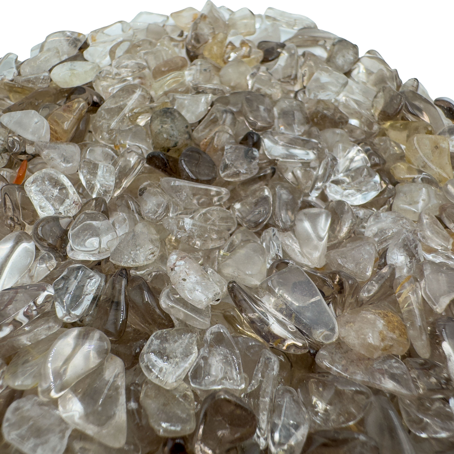 Open-palm view of Smoky Quartz stone, often kept for Clarity, shown at hand scale.