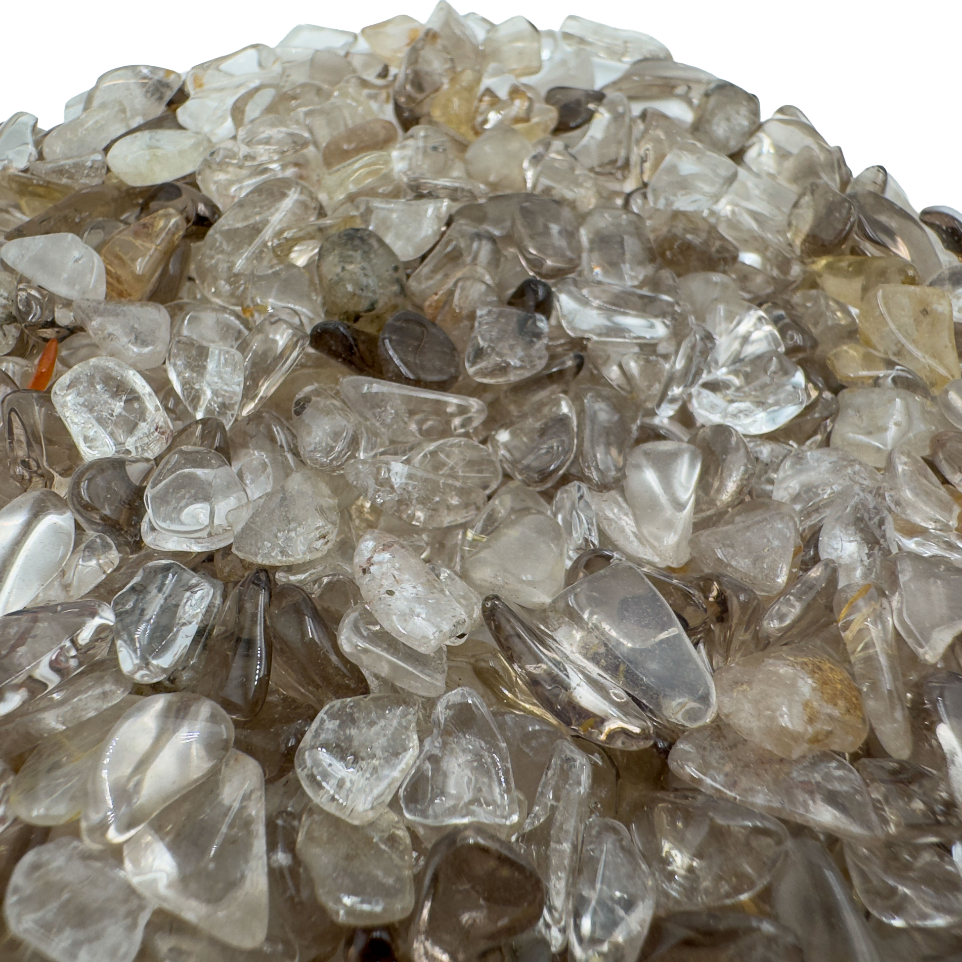 Open-palm view of Smoky Quartz stone, often kept for Clarity, shown at hand scale.
