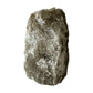 Smoky quartz crystal lamp, side angle showing natural texture, A grade