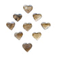Smoky Quartz Crystal Hearts to support Anxiety Relief, Calm & Cleansing — brown polished, natural unheated, A Brazil-sourced