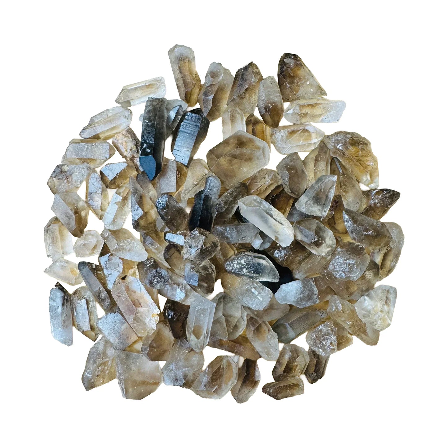 Smoky Quartz Crystal Points for Anxiety Relief, Calm & Cleansing — brown natural, natural unheated, AA grade from Brazil