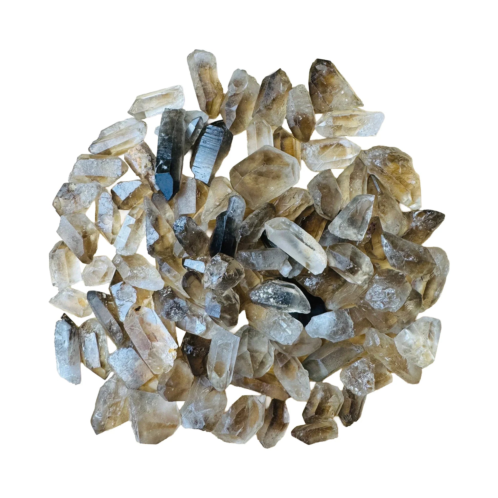 Smoky Quartz Crystal Points for Anxiety Relief, Calm & Cleansing — brown natural, natural unheated, AA grade from Brazil