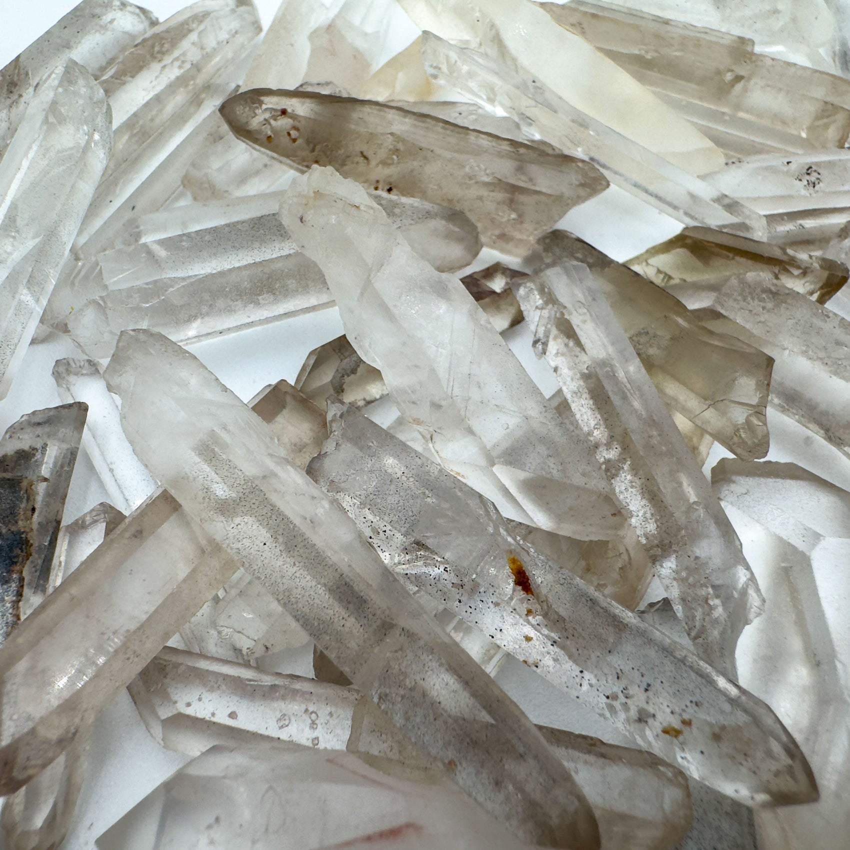 Raw Smoky Quartz points from Minas Gerais Brazil bulk lot