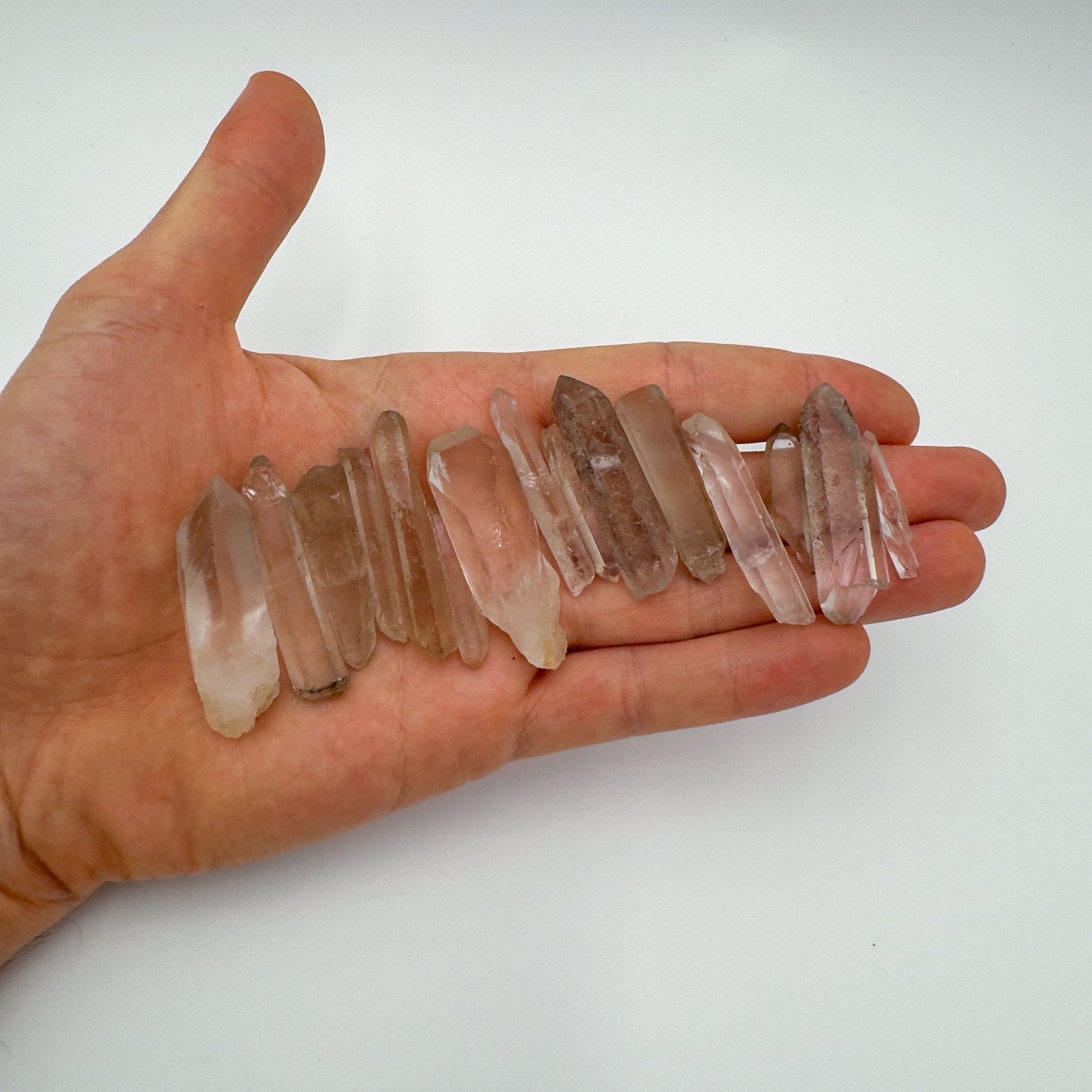 Raw Smoky Quartz points from Minas Gerais Brazil bulk lot