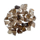 Grain detail of brown Smoky Quartz raw stone, showing characteristic patterning, carried for Grounding.