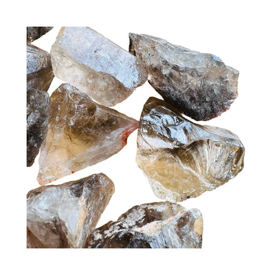 Smoky Quartz Crystals for Anxiety Relief, Calm & Cleansing — brown rough natural, natural unheated, AA grade from Brazil