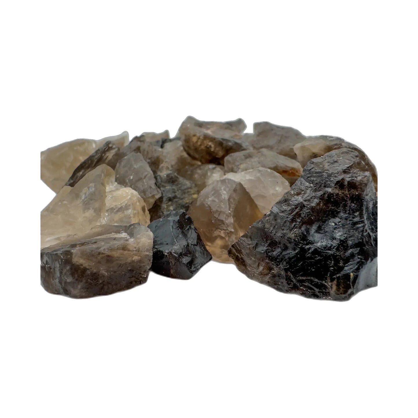 Smoky Quartz raw stones from Madagascar, AA grade