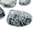 Large Snowflake Obsidian tumbled stone with bold snowflake patterning, AA grade Utah