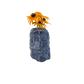Sodalite crystal vase in deep blue stone with white calcite veining, A grade, Minas Gerais Brazil, view 6