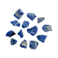 Sodalite raw stones, Grade AA, deep royal blue with white calcite veining, from Bahia, Brazil
