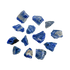 Sodalite raw stones, Grade AA, deep royal blue with white calcite veining, from Bahia, Brazil