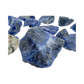 Natural unpolished Sodalite chunks, Grade AA, rich blue tone kept for focus and calm