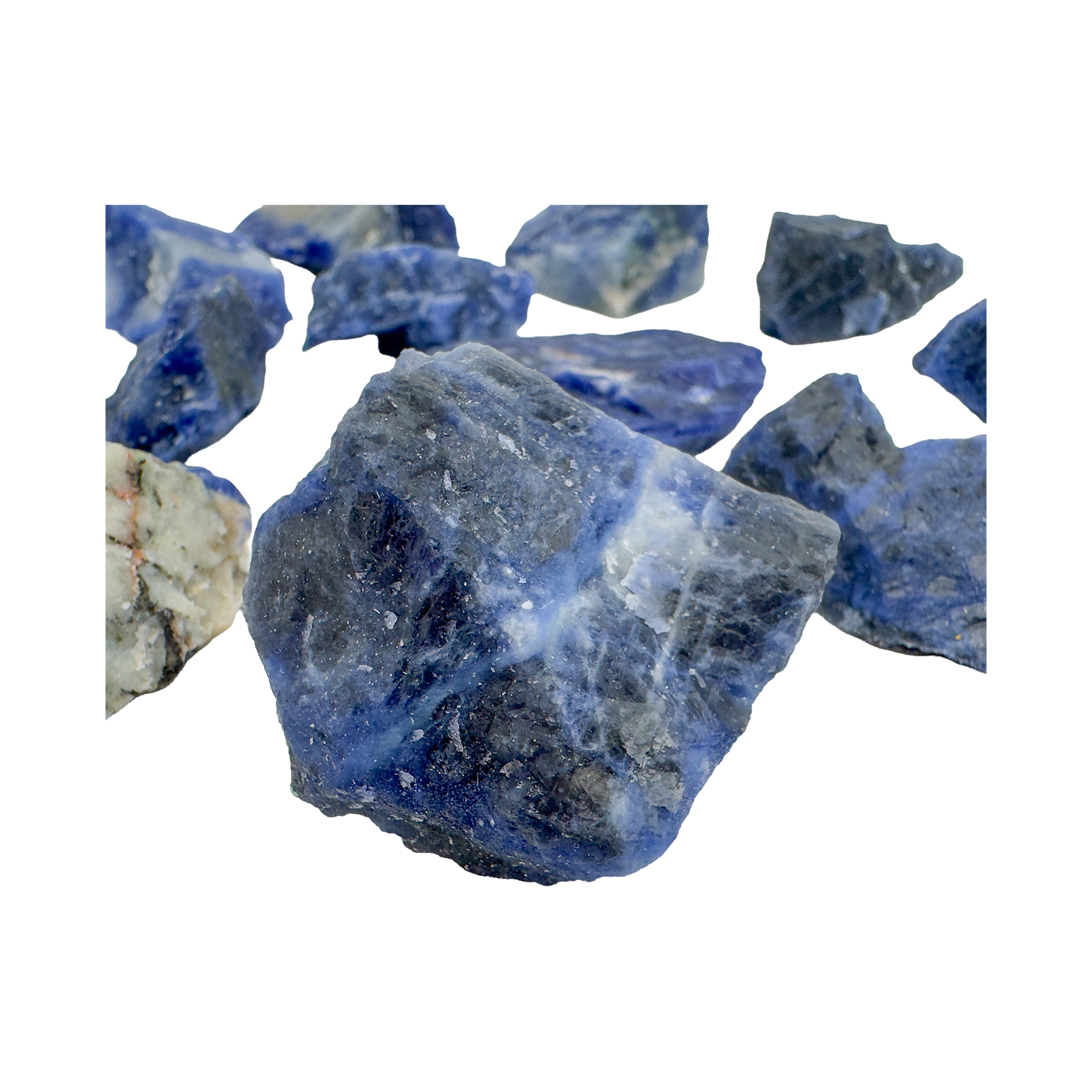 Sodalite Raw Stones | AA Grade | Brazil | 1–2 Inch - Natural Stone
