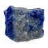 Sodalite Raw Stones, AA Grade, Brazil: one representative stone on a white background