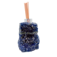 Sodalite stone reed diffuser, deep blue with white calcite veining, Minas Gerais Brazil