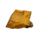 Tiger Eye raw stone detail showing quartz pseudomorph after crocidolite fiber structure
