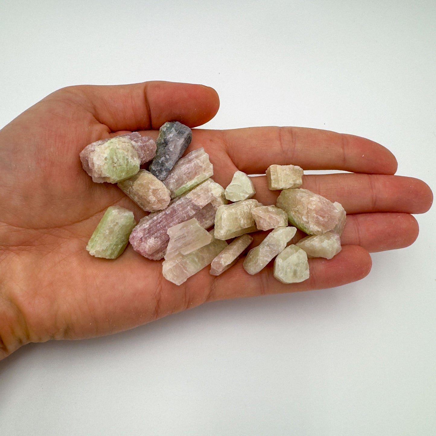 Raw Watermelon Tourmaline rough from Minas Gerais Brazil bulk lot
