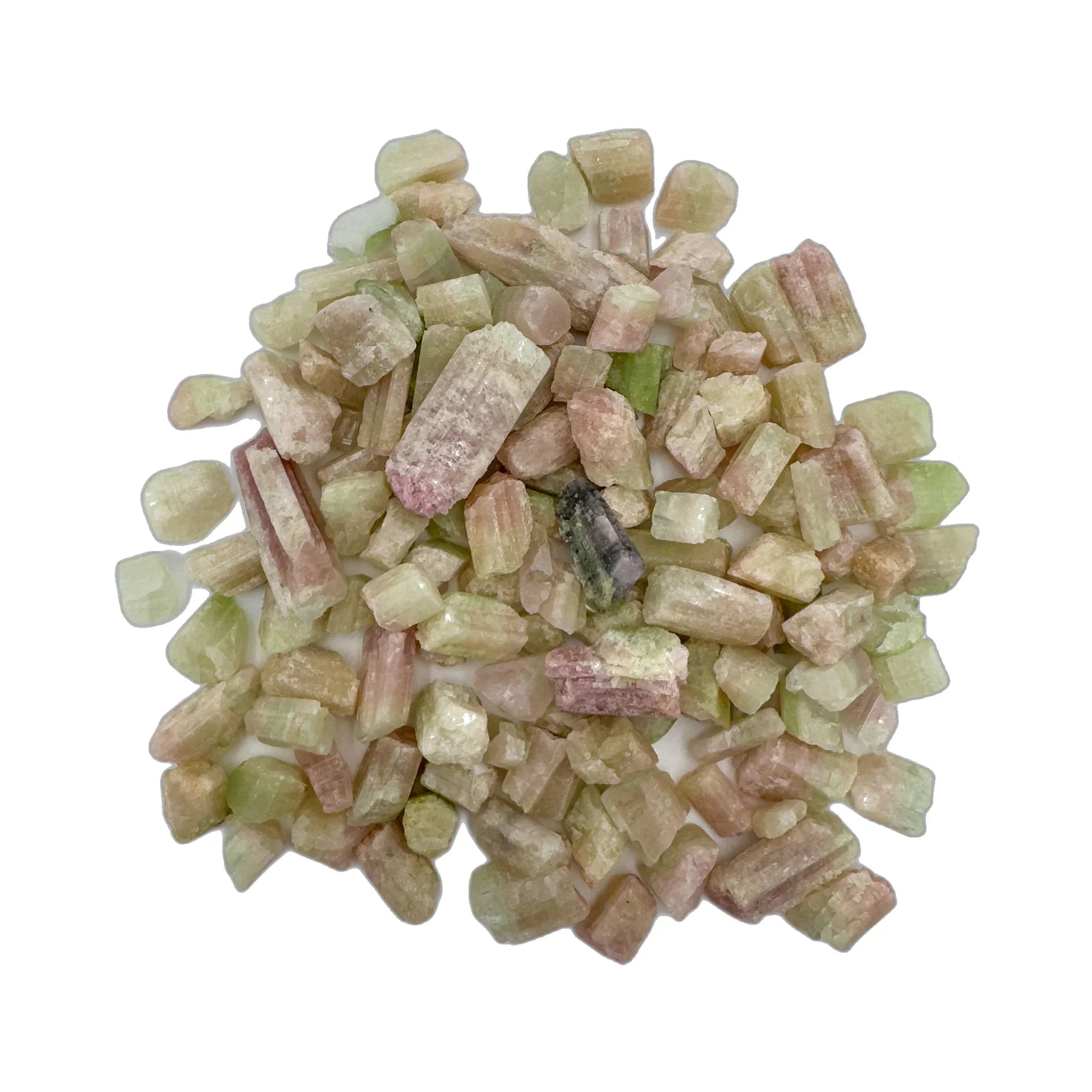 Watermelon Tourmaline raw stones from Brazil, A grade